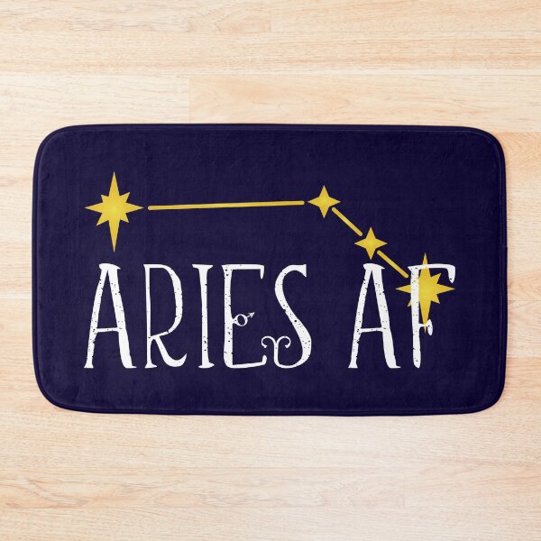 Item preview, ARIES AF with constellation and astrological symbols for Mars & Aries designed and sold by Happy Puppy Print On Demand.