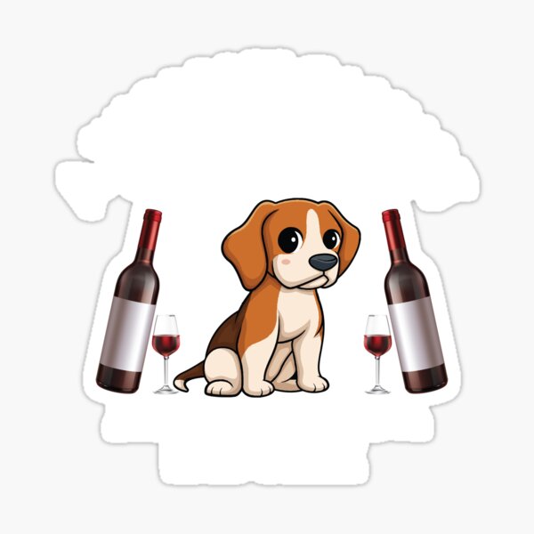 A woman cannot survive alone she also needs a Beagle Sticker