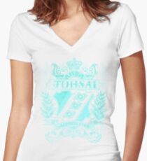 Haikyuu Team Types: Fancy Aoba Johsai Women's Fitted V-Neck T-Shirt
