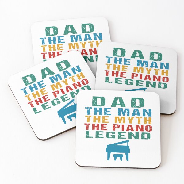 Item preview, Dad The Man The Myth The Piano Legend  designed and sold by Limitless Store.