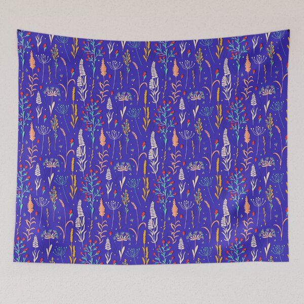 Item preview, Wild Grass on Blue designed and sold by Simplulina.