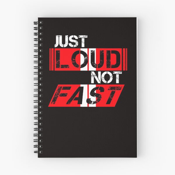 Item preview, Just loud Not fast Red, white stripes - ironic designed and sold by Honest-Quotes.