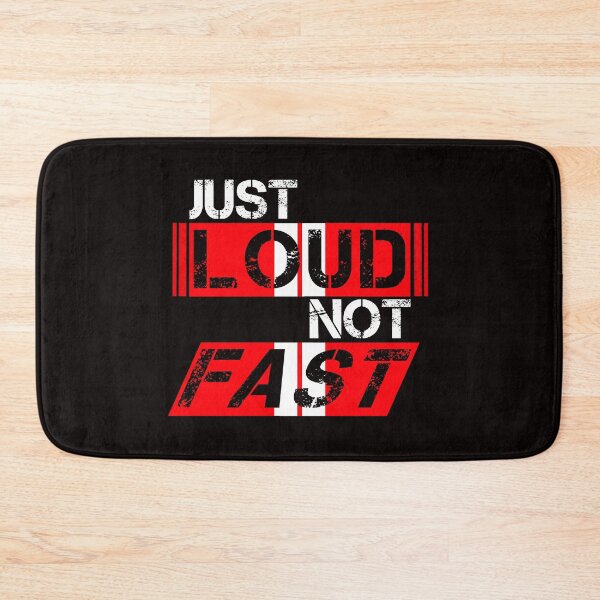 Item preview, Just loud Not fast Red, white stripes - ironic designed and sold by Honest-Quotes.
