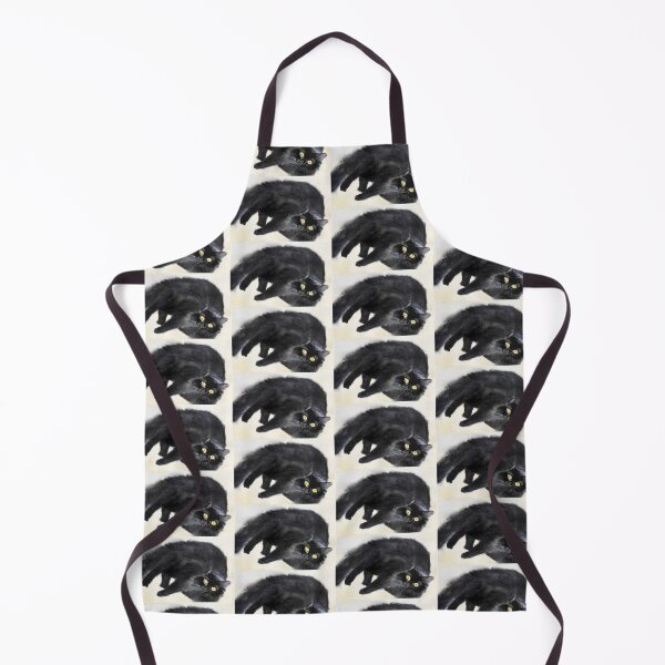 Item preview, angora black cat designed and sold by joelle Guillaume.
