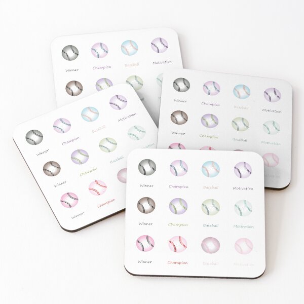 Item preview, Motivational Baseball balls- pack of stickers designed and sold by CSouissi.