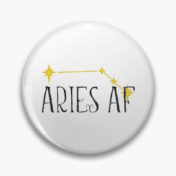 Artikelvorschau, ARIES AF mit Sternbild und astrologischen Symbolen für Mars & Aries entworfen und verkauft von Happy Puppy Print On Demand.