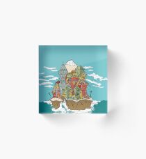 Fishermans village Acrylic Block