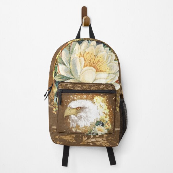 Item preview, Wonderful eagle with flowers designed and sold by nicky2342.