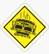 Watch Out for Falling Chandeliers Sticker