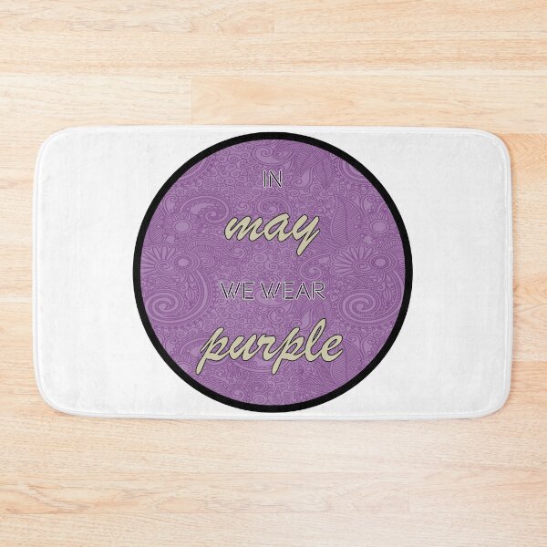 Item preview, Copy of In May we wear Purple designed and sold by Stickr-boutiq.