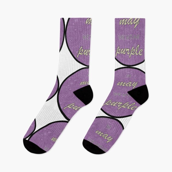 Item preview, Copy of In May we wear Purple designed and sold by Stickr-boutiq.