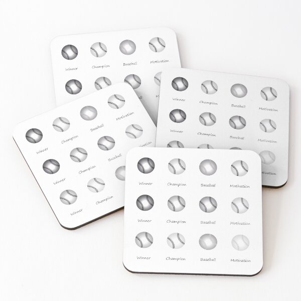 Item preview, Motivational Baseball balls- pack of stickers designed and sold by CSouissi.