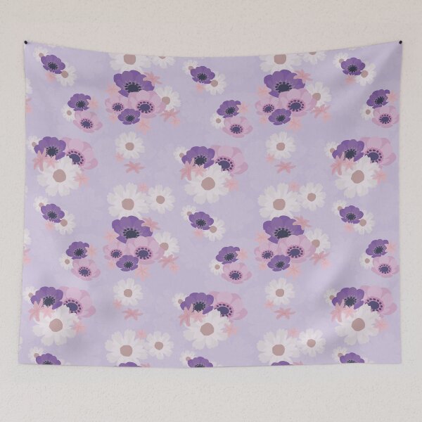 Item preview, Cosmos, Windflower and Hyacinth Floral Pattern designed and sold by TheMajesticGoat.