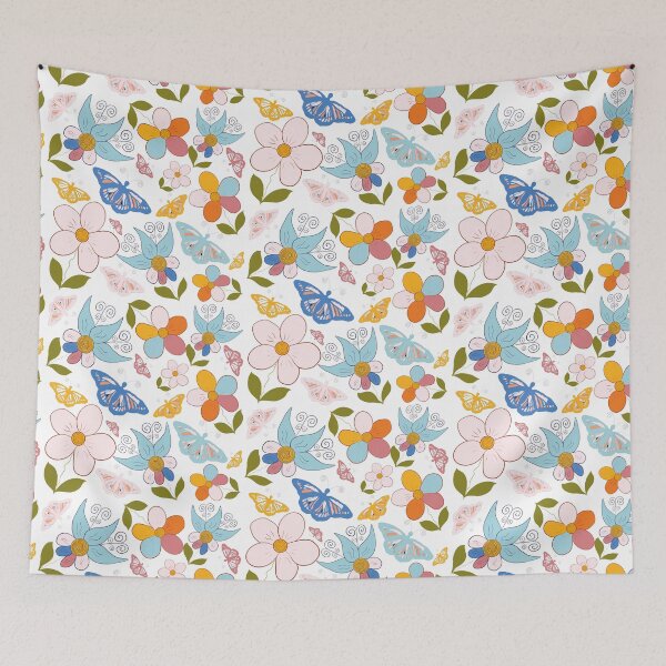 Item preview, Whimsical  Beautiful Summer Butterfly Garden designed and sold by ZophiaSolaris.