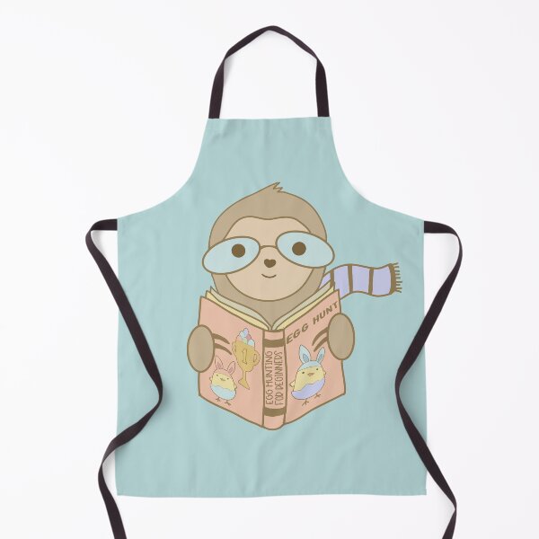 Item preview, Easter Egg Hunt Nerdy Sloth Reading Book designed and sold by GrimButterfly.