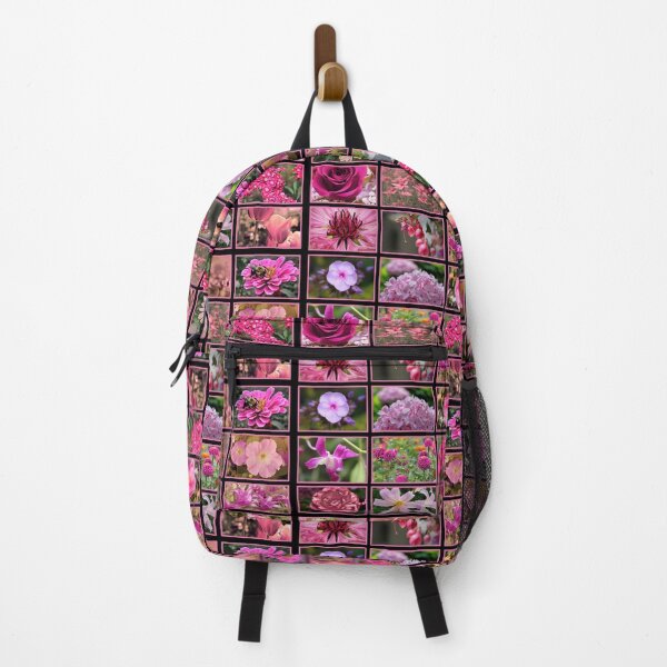 Item preview, A large collage of beautiful pink flowers, all different kinds designed and sold by With My Hands By K.