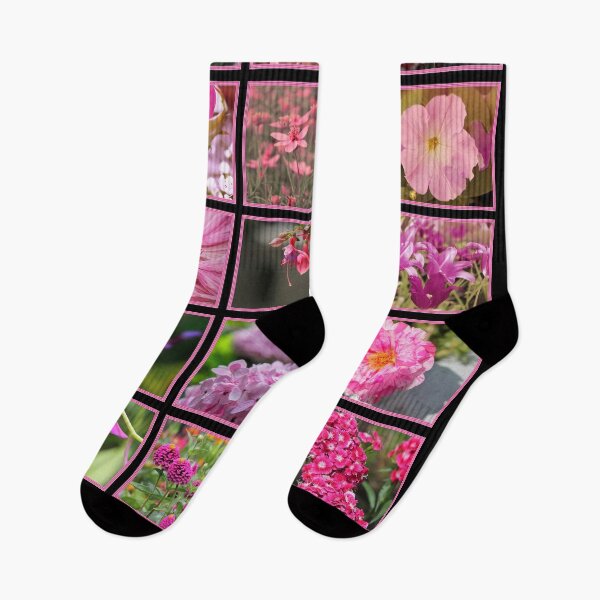 Item preview, A large collage of beautiful pink flowers, all different kinds designed and sold by With My Hands By K.