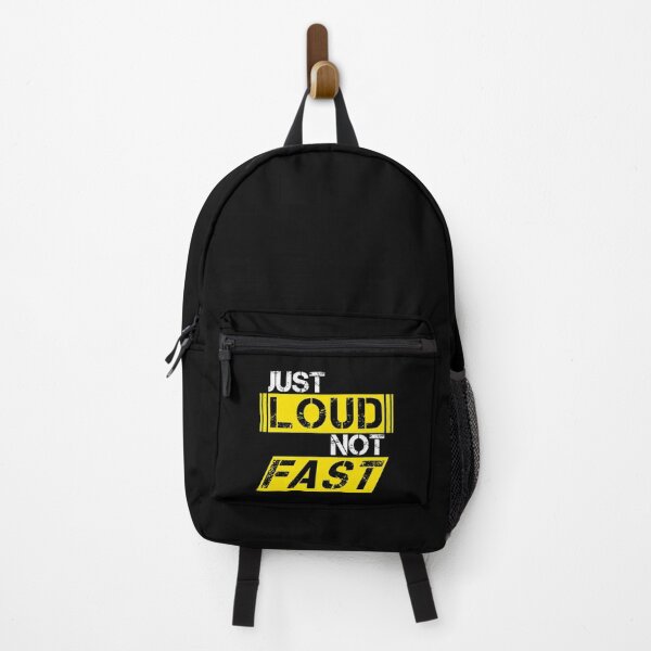 Item preview, Just loud Not fast Yellow, white, black - ironic designed and sold by Honest-Quotes.