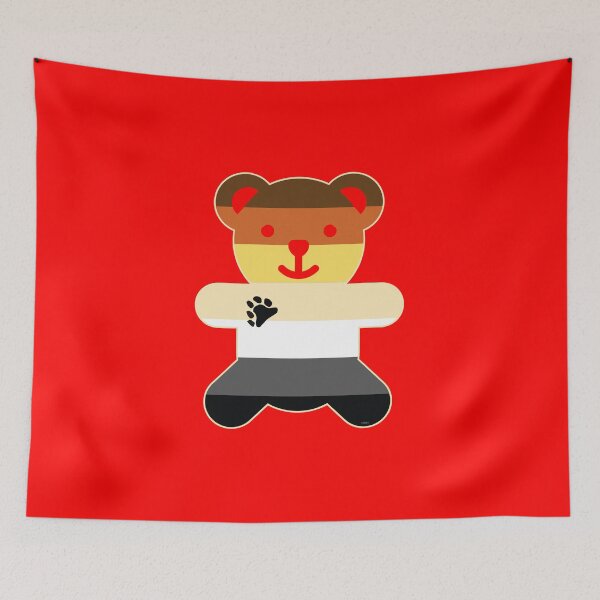 Item preview, Bear Brotherhood Flag Bear Gay Pride graphic designed and sold by No Limits T-Shirts.