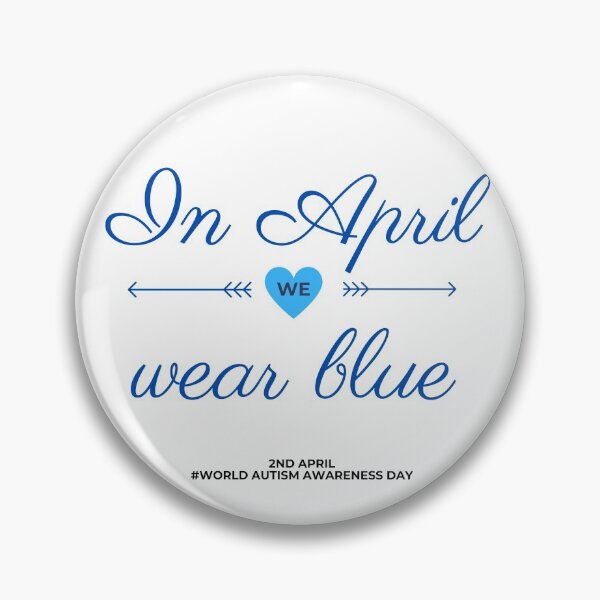 Item preview, In April We Wear Blue- Autism Awareness designed and sold by NikitaAg.