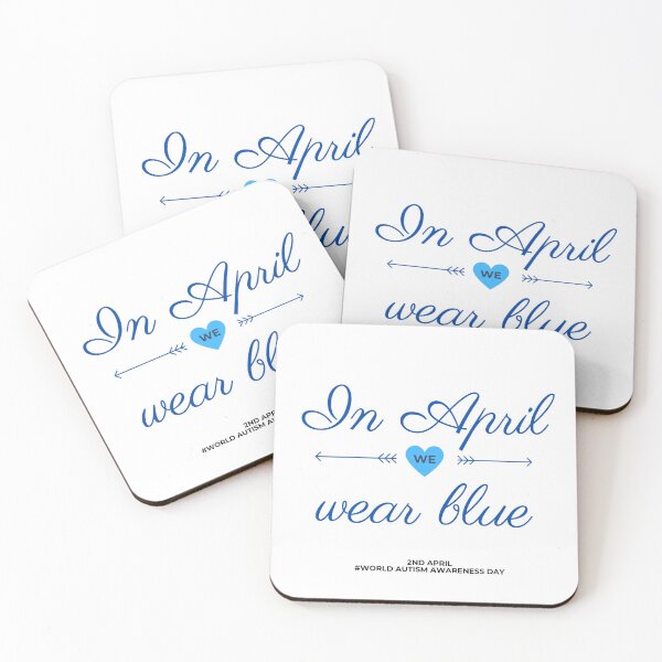 Item preview, In April We Wear Blue- Autism Awareness designed and sold by NikitaAg.