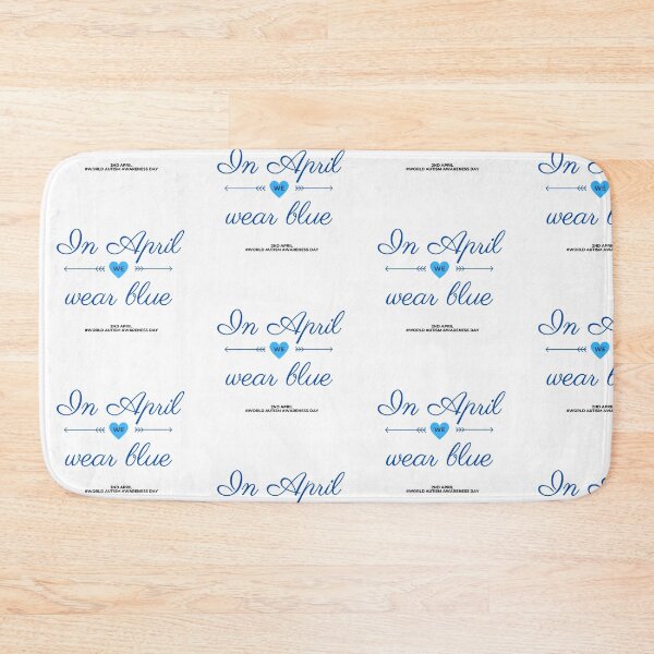 Item preview, In April We Wear Blue- Autism Awareness designed and sold by NikitaAg.