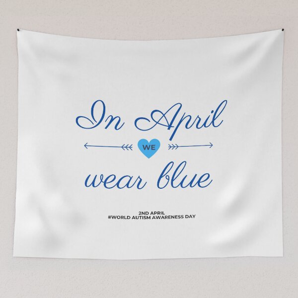 Item preview, In April We Wear Blue- Autism Awareness designed and sold by NikitaAg.