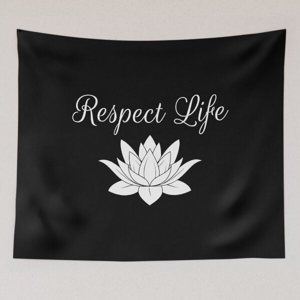 Item preview, Respect life - Beautiful vegan tees. designed and sold by PrintPress.