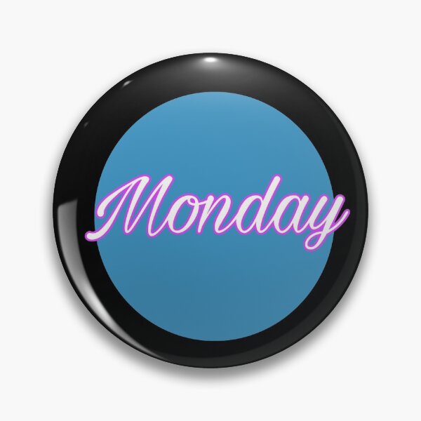 Item preview, Monday designed and sold by WORDtoARTwork.
