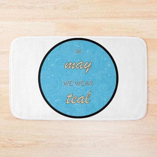 Item preview, In May we wear Teal designed and sold by Stickr-boutiq.