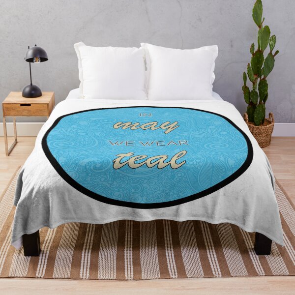 Item preview, In May we wear Teal designed and sold by Stickr-boutiq.