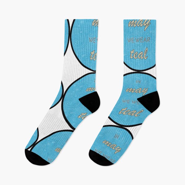 Item preview, In May we wear Teal designed and sold by Stickr-boutiq.