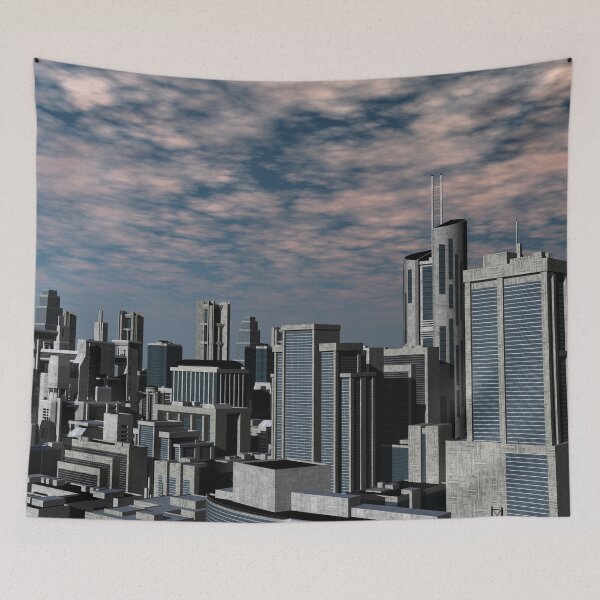 Item preview, Futuristic City designed and sold by TravelDrone.