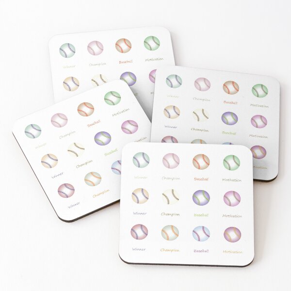 Item preview, Motivational Baseball balls- pack of stickers designed and sold by CSouissi.
