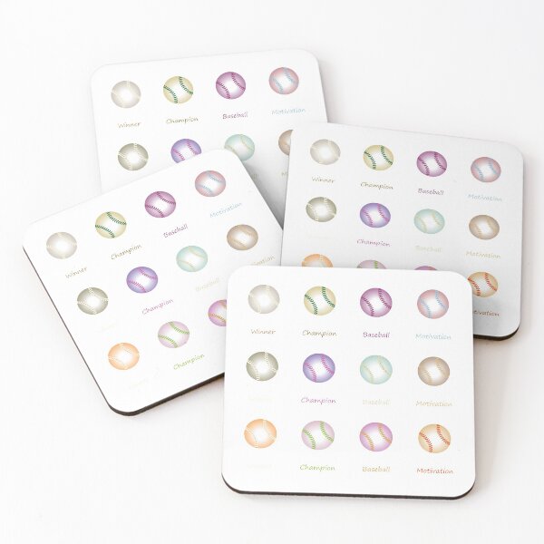 Item preview, Motivational Baseball balls- pack of stickers designed and sold by CSouissi.