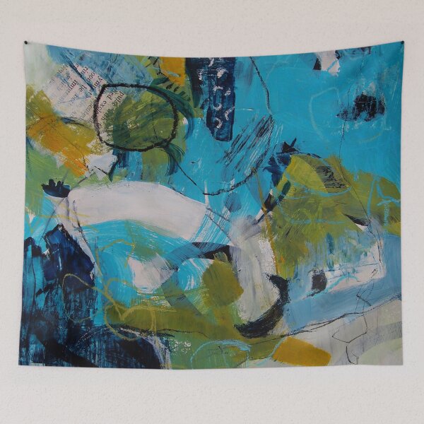 Item preview, Cheerful Blues designed and sold by Karen Hammat.