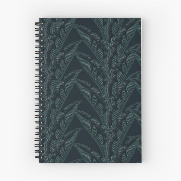 Item preview, Tropical seamless stylized concept digital print with  tropical green leaves, areca, banana leaves, rainforest plants. designed and sold by ANAKOTO.