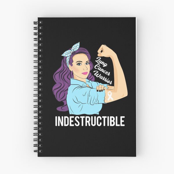 Item preview, Lung Cancer Warrior Indestructible Awareness Support designed and sold by ZNOVANNA.