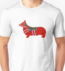 Dala Corgi - Schwedisches Dalapferd Unisex T-Shirt