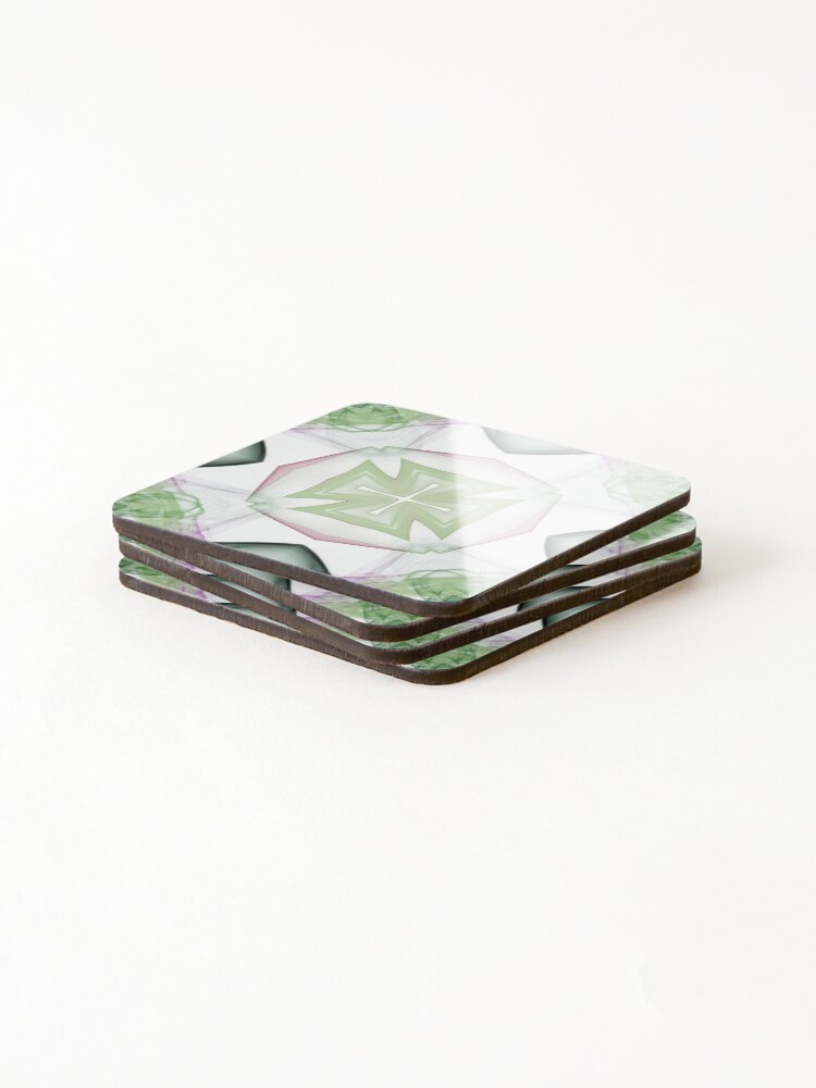 Thumbnail 4 of 5, Coasters (Set of 4), Smoke Design designed and sold by Ralad2021.