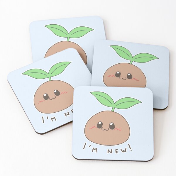 Item preview, "I'm new!" Seedling - Sky Blue designed and sold by ranchi.