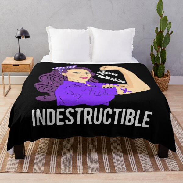Item preview, Lupus Warrior Indestructible Awareness Support designed and sold by ZNOVANNA.