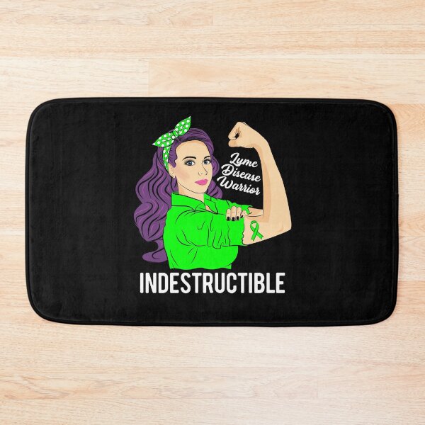 Item preview, Lyme Disease Warrior Indestructible Awareness Support designed and sold by ZNOVANNA.