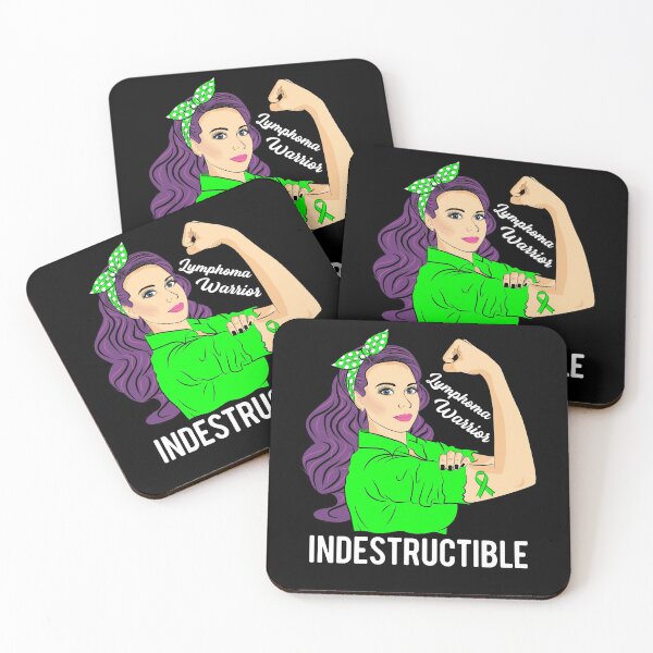 Item preview, Lymphoma Warrior Indestructible Cancer Awareness Support designed and sold by ZNOVANNA.
