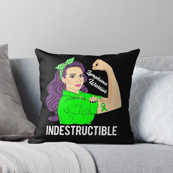 Item preview, Lymphoma Warrior Indestructible Cancer Awareness Support designed and sold by ZNOVANNA.
