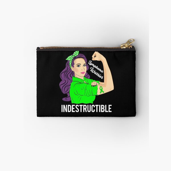 Item preview, Lymphoma Warrior Indestructible Cancer Awareness Support designed and sold by ZNOVANNA.