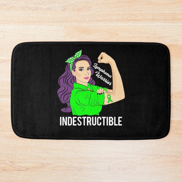 Item preview, Lymphoma Warrior Indestructible Cancer Awareness Support designed and sold by ZNOVANNA.
