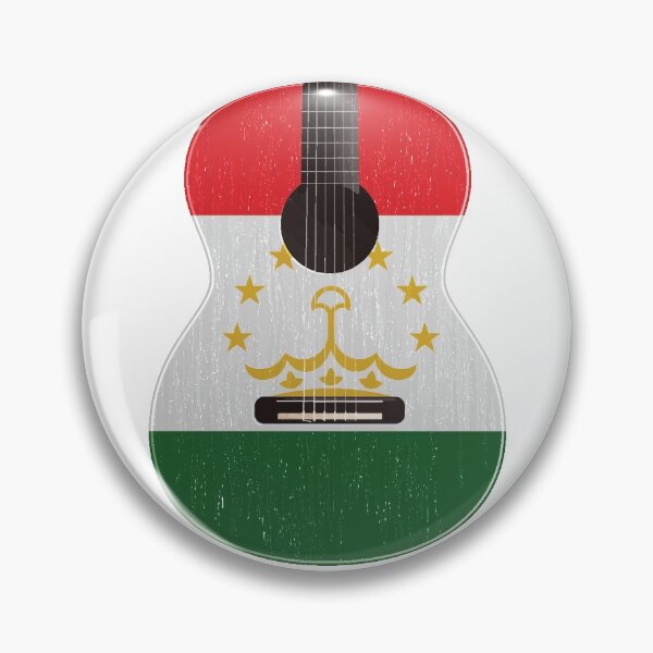 Item preview, Tajikistan flag guitar designed and sold by iTrending.