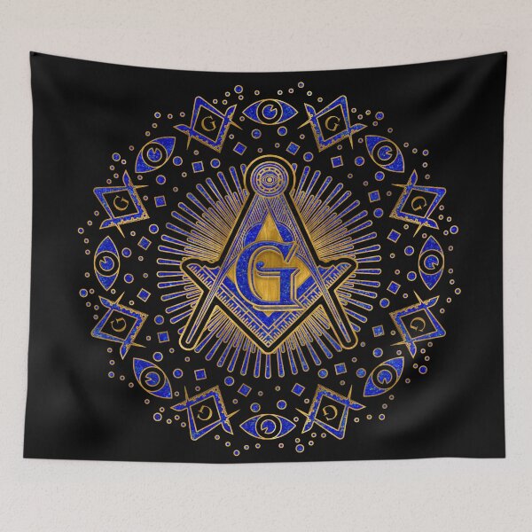 Item preview, Freemasonry symbol Square and Compasses designed and sold by k9printart.