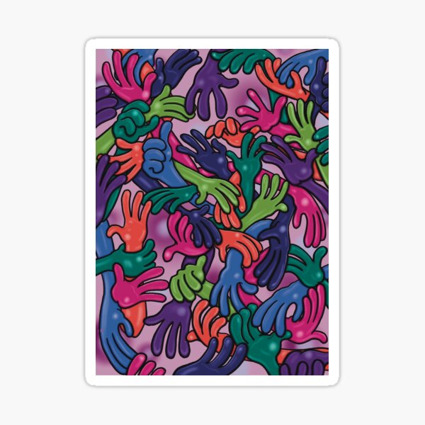 Hand Parade Sticker
